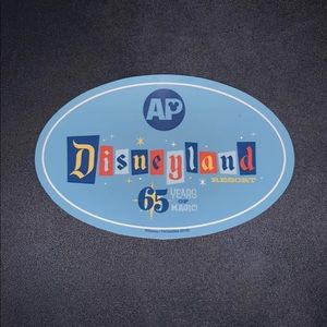 Disneyland Resort Legacy Annual Pass Holder Exclusive 65th Anniversary Magnet